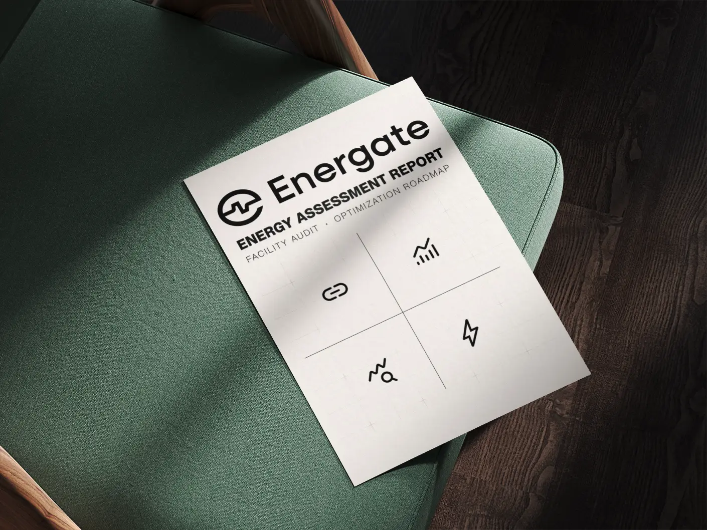 Energate engineer reviewing building data