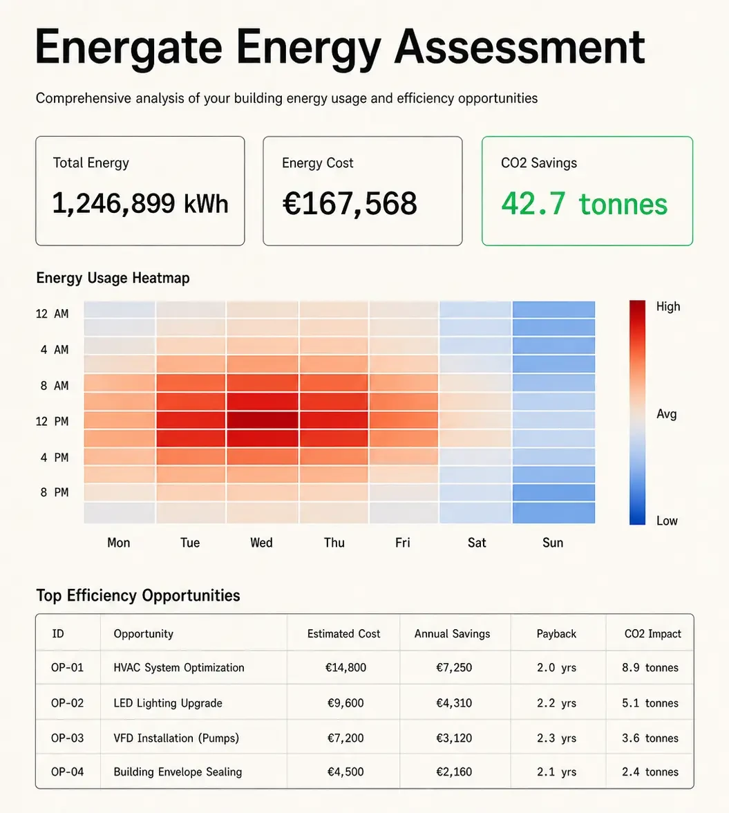 Energate energy assessment preview